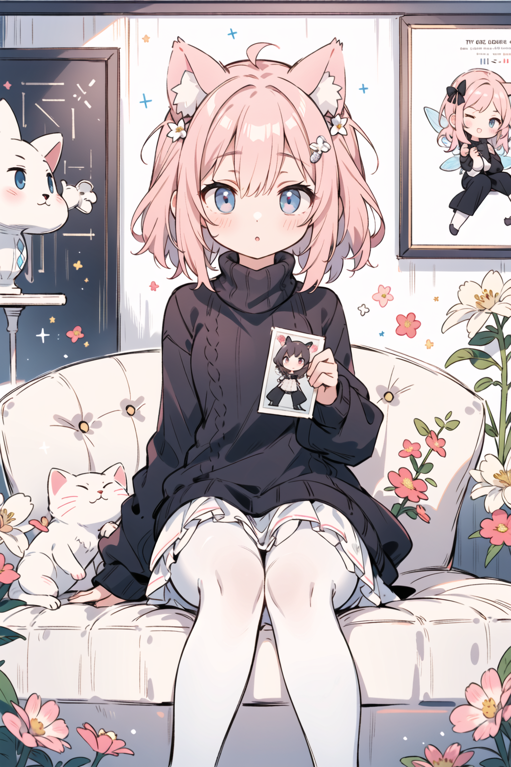 00161-3063787431-Masterpiece,best quality,(sense of design),poster ((poster design)) (front) room,window,girl sitting on sofa,short pink hair,a p.png
